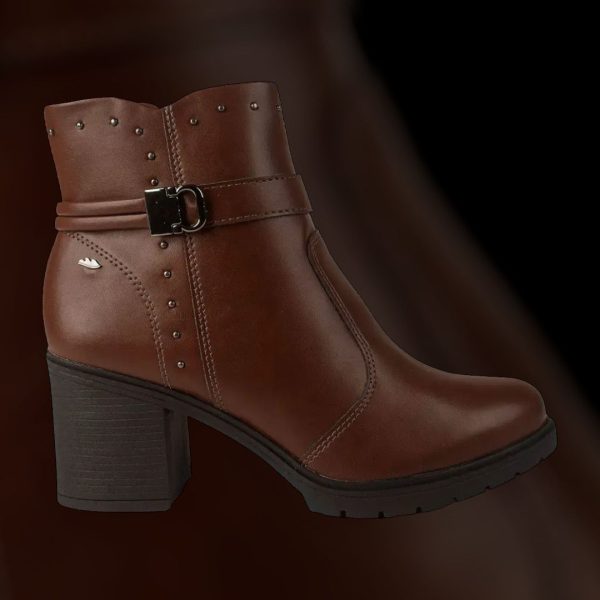 Bota Feminina Cano Curto Marrom