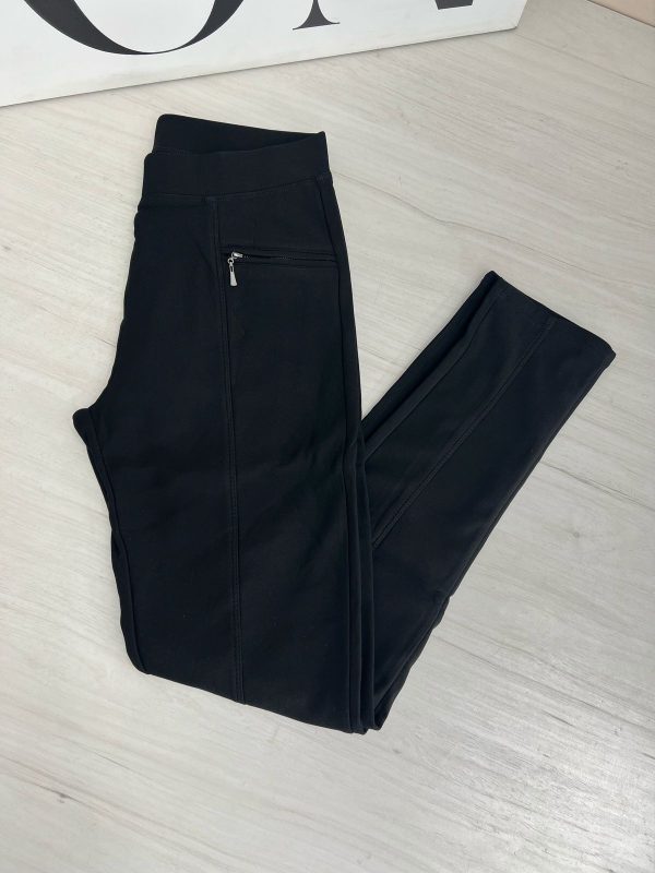 Calça Legging Flanelada Preta
