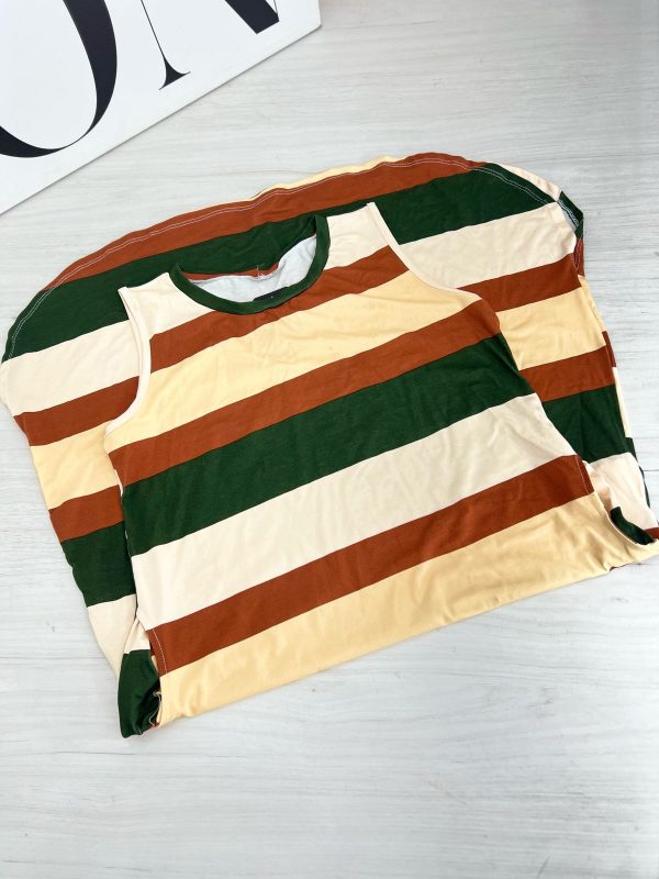Vestido Listrado com Bolso - Image 5